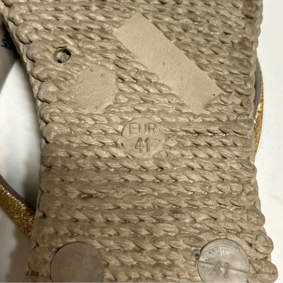 ILSE JACOBSEN Hornback Sparked Texture Flip Flops 41 - Picture 4 of 7